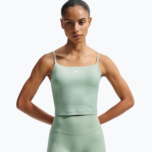 Nike One Medium Support women's training t-shirt steam/white