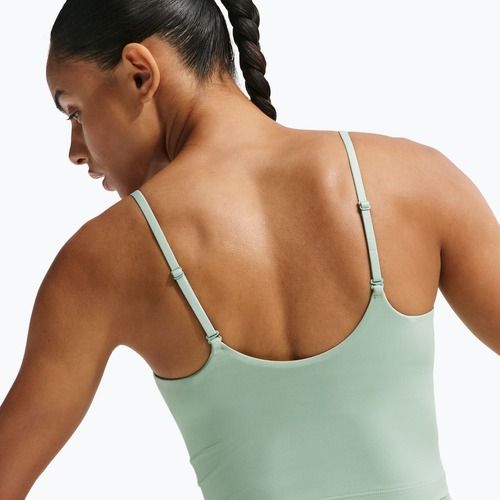 Nike One Medium Support women's training t-shirt steam/white