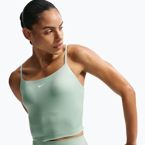 Nike One Medium Support women's training t-shirt steam/white