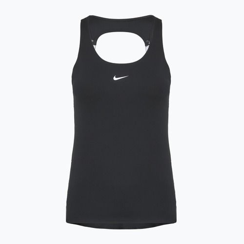 Women's training T-shirt Nike Pro Dri-Fit black/white