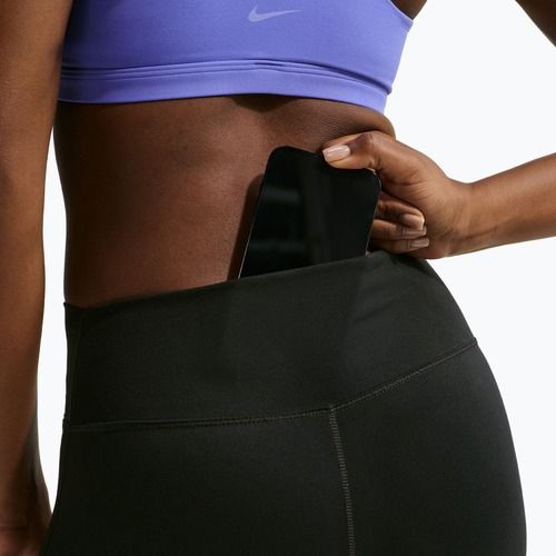 Women's leggings Nike One High Waisted Flared black/white