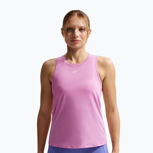 Women's training T-shirt Nike One Classic Dri-Fit light magenta/white