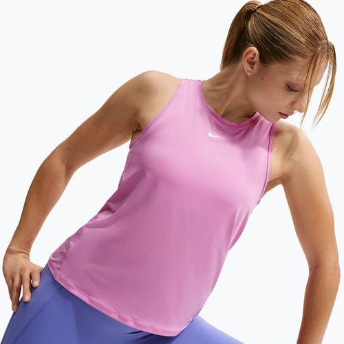 Women's training T-shirt Nike One Classic Dri-Fit light magenta/white