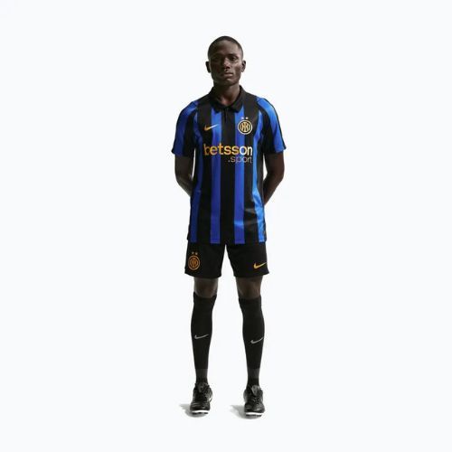 Men's football shorts Nike Inter Milan Dri-Fit Stadium Home black/university gold