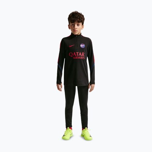 Children's football sweatshirt Nike Paris Saint-Germain Strike Dri-Fit Soccer Knit Drill Top black/global red/global red