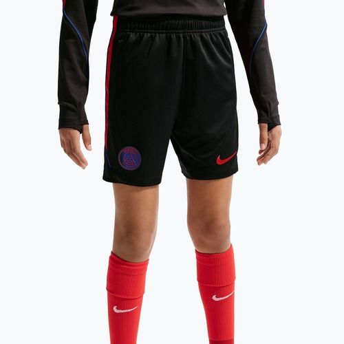 Children's football shorts Nike Paris Saint-Germain Strike black/hyper royal/global red/global red