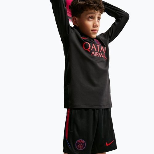 Children's football shorts Nike Paris Saint-Germain Strike black/hyper royal/global red/global red