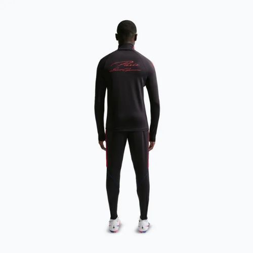 Men's football sweatshirt Nike Paris Saint-Germain Strike Dri-Fit Soccer Knit Drill Top black/global red/global red