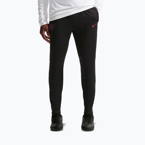 Men's football trousers Nike Paris Saint-Germain Strike Dri-Fit black/global red/global red