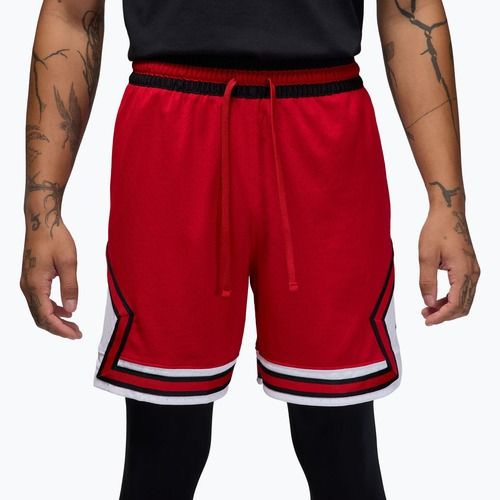 Men's basketball shorts Nike Jordan Mesh Diamond 4" gym red/white/black