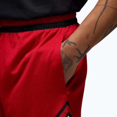 Men's basketball shorts Nike Jordan Mesh Diamond 4" gym red/white/black