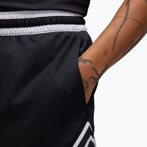 Men's basketball shorts Nike Jordan Mesh Diamond 4" black/white/white