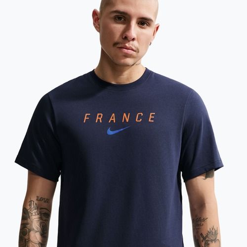 Men's football shirt Nike FFF Primary blackened blue/game royal