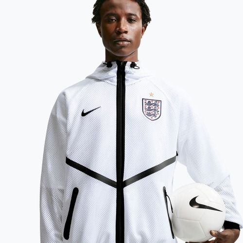 Men's football jacket Nike England Dri-Fit Soccer Anthem white/black/obsidian
