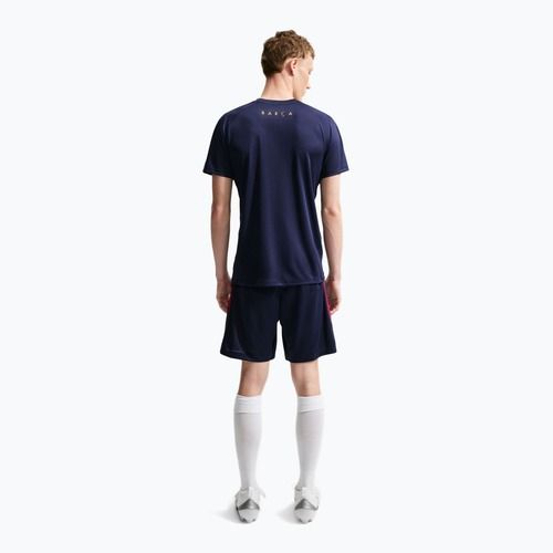 Men's football shirt Nike FC Barcelona Strike Soccer Dri-Fit blackened blue/noble red/mineral yellow