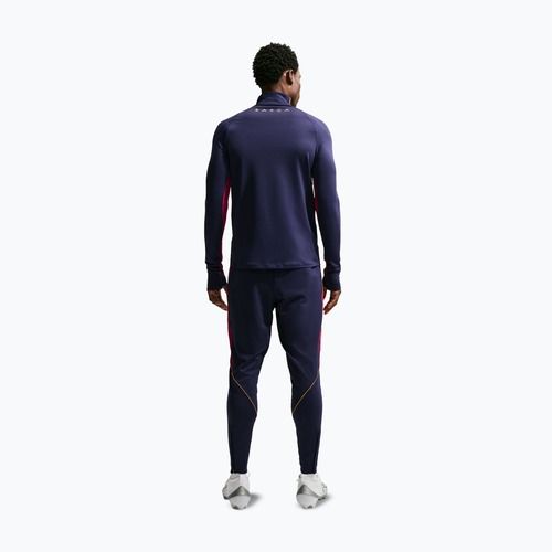 Men's football sweatshirt Nike FC Barcelona Strike Soccer Drill Top blackened blue/mineral yellow