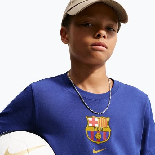 Children's T-shirt Nike FC Barcelona Soccer deep royal blue