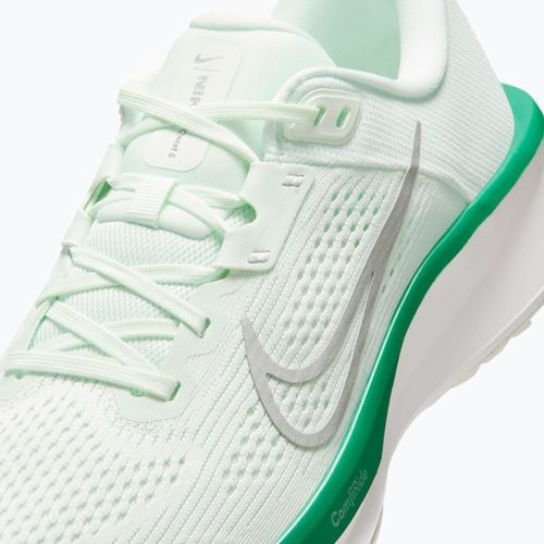 Women's running shoes Nike Quest 6 barely green/white/metallic silver