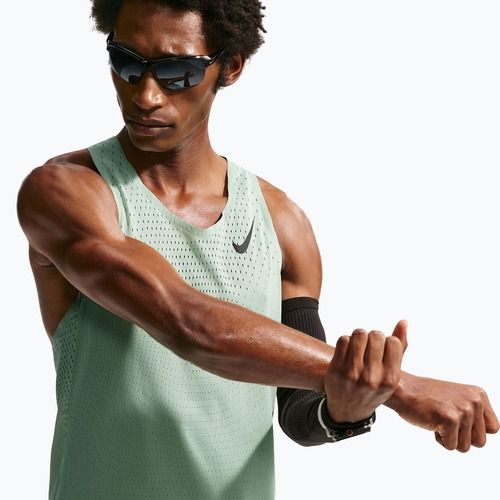 Men's running T-shirt Nike AeroSwift Dri-Fit ADV steam/black