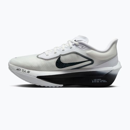 Men's running shoes Nike Zoom Fly 6 white/smoke grey/metallic silver/black