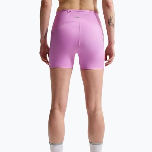Women's running shorts Nike Swift High-Waisted 4" light magenta