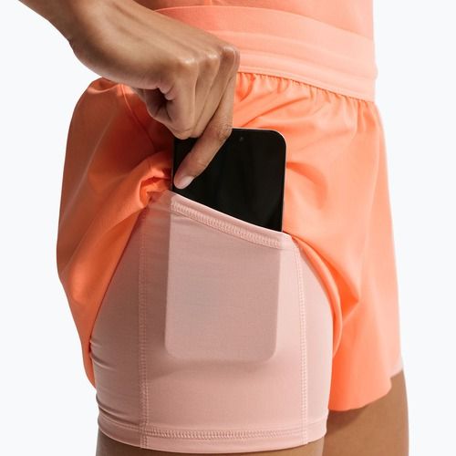 Women's running shorts Nike Swift Mid-Rise 2in1 orange pulse