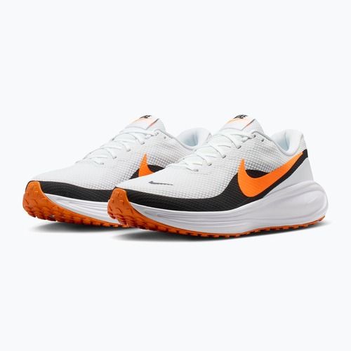 Men's running shoes Nike Revolution 8 off white/white/black/total orange