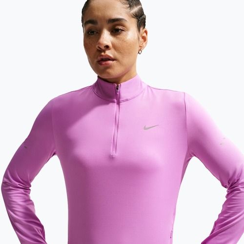 Women's running sweatshirt Nike Swift Dri-FIT UV 1/4-Zip light magenta