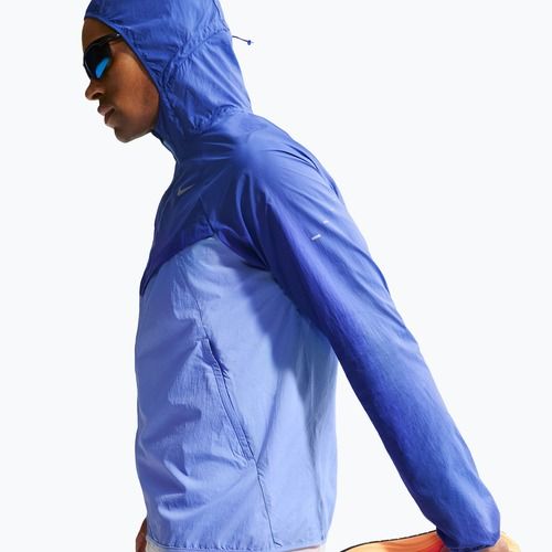 Men's running jacket Nike Stride Repel UV lapis/royal pulse