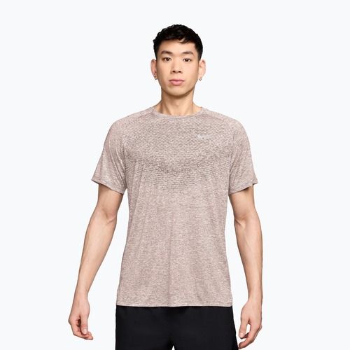 Men's running T-shirt Nike Stride ADV silt red