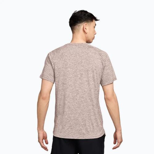 Men's running T-shirt Nike Stride ADV silt red