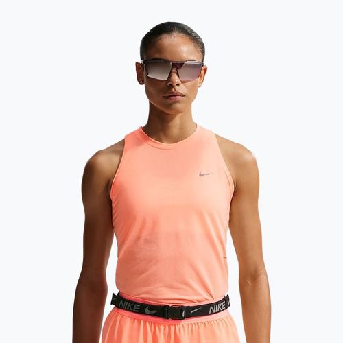 Women's running T-shirt Nike Swift Breathe Dri-Fit orange pulse/photon dust