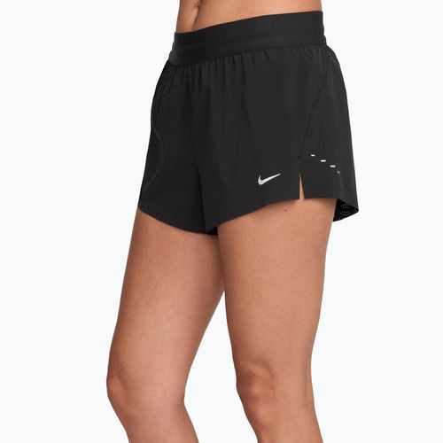 Men's running shorts Nike Swift Breathe Dri-Fit Mid-Rise 2.5" black/black/white