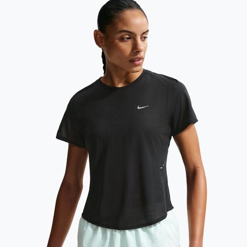 Women's running T-shirt Nike Swift Breathe Dri-Fit black/photon dust/white