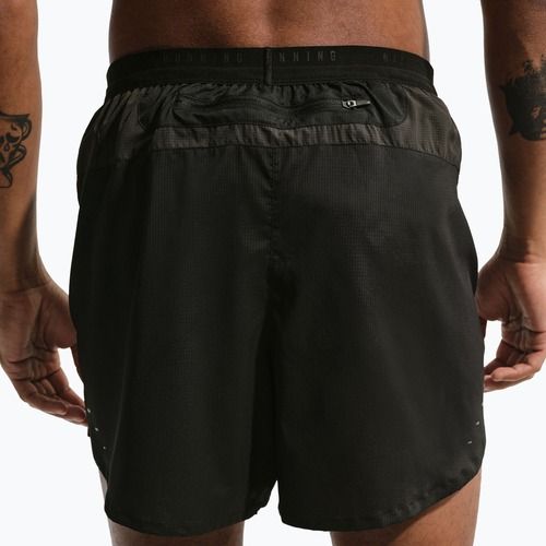 Men's running shorts Nike Stride Dri-Fit Brief-Lined 5" off noir/black/black