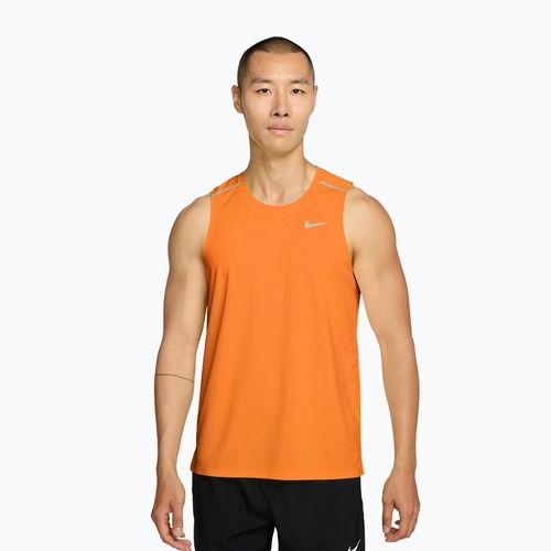 Men's running T-shirt Nike Miler Dri-Fit total orange