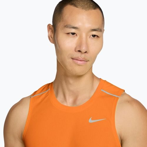 Men's running T-shirt Nike Miler Dri-Fit total orange