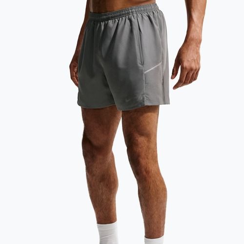 Men's running shorts Nike Miler Dri-Fit 2in1 5" smoke grey/smoke grey
