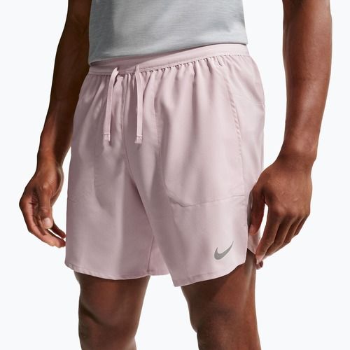 Men's running shorts Nike Stride Dri-Fit Brief-Lined 7" particle rose