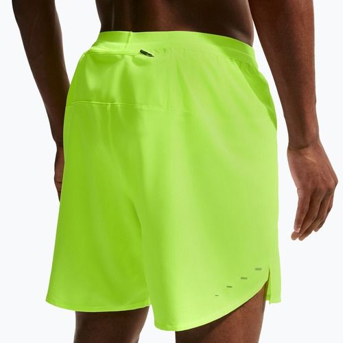 Men's running shorts Nike Stride Dri-Fit Brief-Lined 7" volt ice