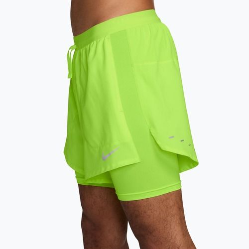 Men's running shorts Nike Stride Dri-Fit Hybrid 5" volt ice