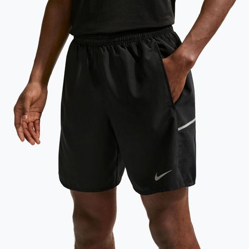 Men's running shorts Nike Miler Dri-Fit 2in1 7" black/black