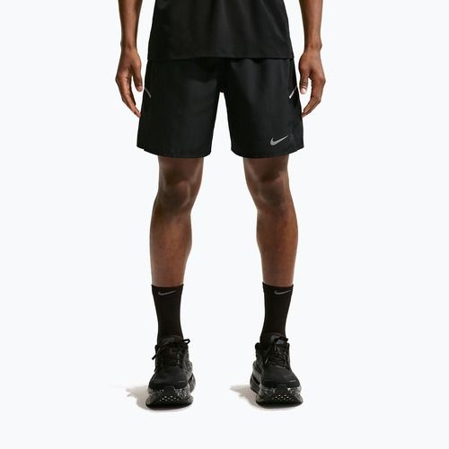 Men's running shorts Nike Miler Dri-Fit 2in1 7" black/black