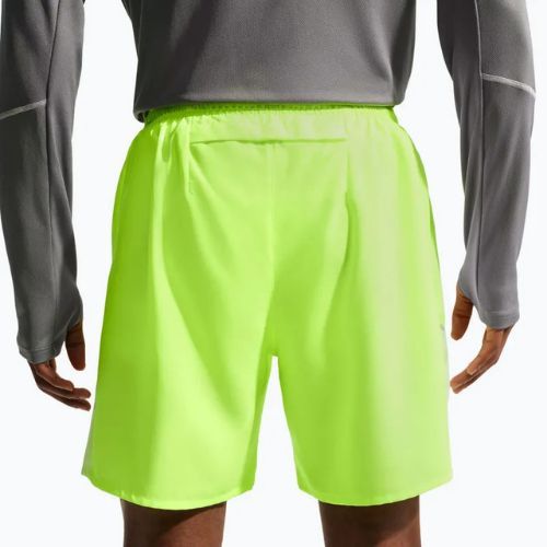 Men's running shorts Nike Miler Dri-Fit 2in1 7" volt ice/barely volt