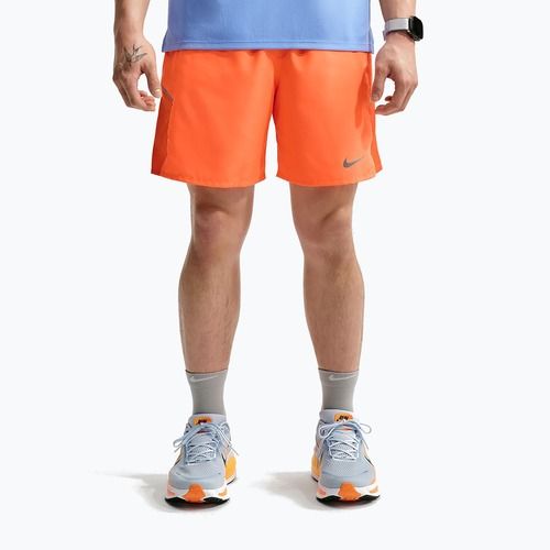 Men's running shorts Nike Miler Dri-Fit 2in1 7" total orange