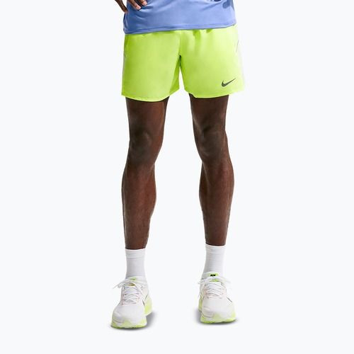 Men's shorts Nike Miler Dri-Fit Brief Lined 5" volt ice/barely volt