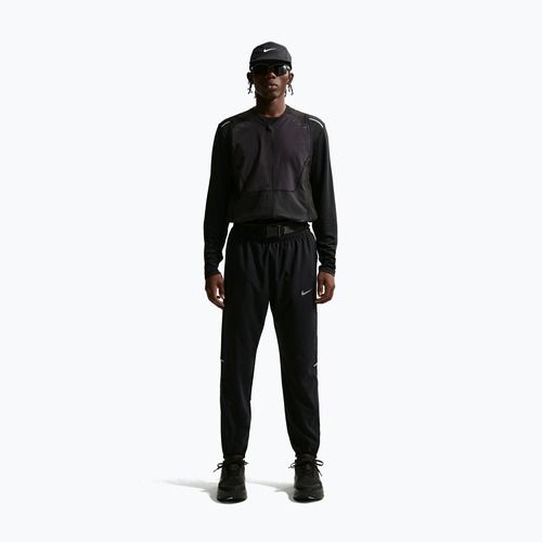 Men's running trousers Nike Miler Dri-Fit Woven black/black
