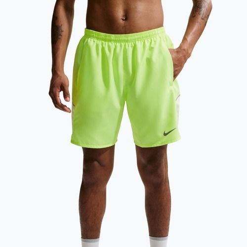 Men's running shorts Nike Miler Dri-Fit Brief Lined7" volt ice/barely volt
