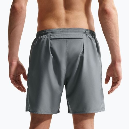 Men's running shorts Nike Miler Dri-Fit Brief Lined7" smoke grey/smoke grey