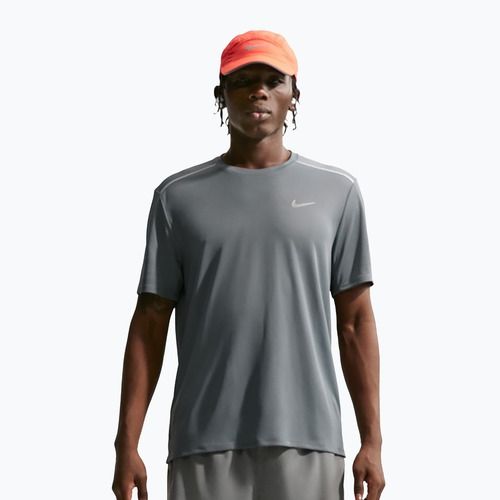Men's running T-shirt Nike Miler Dri-Fit UV smoke grey